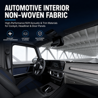 Fibre de polyester recyclée 3D 32-102 mm pour l'intérieur automobile