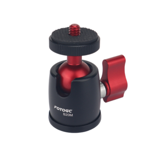 Đầu xoay đa năng mini cho chân máy ảnh, xoay 360 độ, có núm khóa, giá đỡ điện thoại, máy ảnh DSLR - Product Image 1