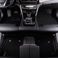 Tapis de sol de voiture en cuir de luxe toutes saisons double couche pour Mercedes Classe C, Classe E, M3, M4, Mitsubishi Outlander 2025