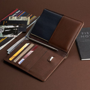 Luxury RFID Blocking Portable Business Slim Travel <b>Passport</b> Wallets Cover Leather <b>Passport</b> <b>Holder</b> Custom <b>for</b> <b>Men</b> Women - Product Image 1