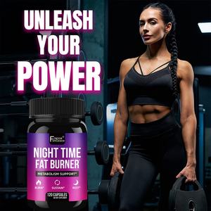 Suplemento Quemagrasas Nocturno para Adultos, Apoyo al Metabolismo, Cápsulas Quemagrasas Nocturnas para Mujeres - Product Image 2
