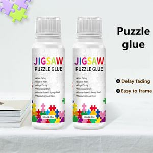 Colle pour puzzle en gros, 120 ml, à base d'eau, pour enfants, artisanat, peinture, scellant, non toxique, transparente - Product Image 4