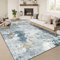 Tapis moderne en velours doux, fabriqué à la machine, tapis de luxe pour salon et chambre, tapis antidérapant, décoration intérieure, couleur unie, pelucheux
