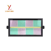 Projecteur LED Stroboscopique RVBW 200W Blanc Chaud 8+8 Pixels DMX512 Sonore Actif 864x5050 & 96x7070 SMD pour DJ, Mariages et Événements