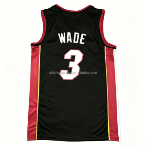 Maillot de basketball homme style 2026 tendance, brodé, 7 Giannis Antetokounmpo 13 Bam Adebayo 3 <span class=keywords><strong>Dwyane</strong></span> <span class=keywords><strong>Wade</strong></span> S-2XL - Product Image 4