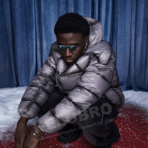 Custom Best Quality Padded Coats <strong>Winter</strong> Zip up Down <strong>Jacket</strong> for <strong>Men</strong> Outdoor Windbreaker With logo Puffer <strong>Jacket</strong> Manufacturer - Product Image 4
