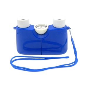 Aiweite Children Binoculars 4x30 Blue White Portable Outdoor Birdwatching Natural Observation - Product Image 5