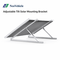 Support solaire pour véhicule NeoVehicle 6005-T5 en aluminium, finition anodisée, anti-corrosion et installation facile pour les systèmes photovoltaïques