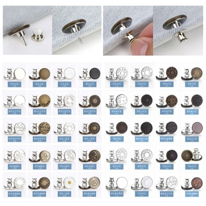 <span class=keywords><strong>New</strong></span> Arrival Thời Trang Tùy Chỉnh Trang Trí Phụ Kiện Logo Có Thể Điều Chỉnh Brass Jeans Nút Và Đinh Tán Pin Chốt Cho Quần Áo - Product Image 4