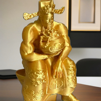 Style chinois Fortune Dieu de la richesse Décoration de table Prix bas fabrication cnc usinage service d'impression 3d