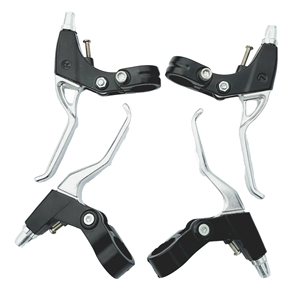 YUELAIKE Levier de <span class=keywords><strong>frein</strong></span> de vélo réglable en alliage d'aluminium, poignée de <span class=keywords><strong>frein</strong></span> de vélo 22 mm 145x90 mm compatible avec les vélos <span class=keywords><strong>BMX</strong></span> - Product Image 1