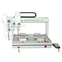 Robot de distribution automatique à double plateforme haute efficacité pour colle UV, colle anaérobie, colle à application directe sur moule