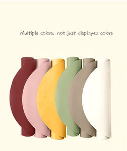 Tapis ovale en PU avec logo personnalisé Ensembles de fitness et de gymnastique naturels respectueux de l'environnement Tapis de yoga en caoutchouc PU à courbe ovale - Product Image 2