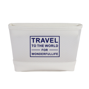 OEM Custom Logo Zipper Nylon Travel Toiletry Organizer Mesh Mini clear pink Women Mesh Makeup Travel Cosmetic <b>Bag</b> - Product Image 6