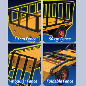 Carrelli Elettrici a Tre Ruote per Magazzino, Carrelli Piattaforma, Carrelli per Trasporto Piastrelle e Merci - Product Image 5