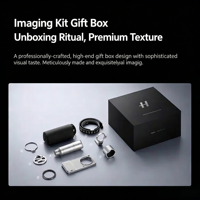 Kit de photographie officiel réglable en ABS pour smartphones OPPO X9 Pro/X9s Pro/X9 Ultra – Poignée de caméra téléconvertisseur mobile