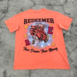 OEM Quần Áo Nhà Sản Xuất Tùy Chỉnh 100% Cotton Màn Hình In Ấn T-Shirts Tùy Chỉnh Người Đàn Ông Của Boxy Thời Trang Phố Đồ Họa T-Shirt - Product Image 1