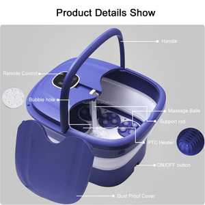 Productos de tendencia Máquina de masajeador de baño de spa de pies con calefacción eléctrica con rodillos de masaje automáticos y masaje de burbujas de <span class=keywords><strong>agua</strong></span> - Product Image 5