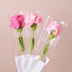 Ramo de Flores de Lana Tejidas a Crochet, Creativas y Ecológicas, Regalo para el Día de la Madre o Bodas - Product Image 3
