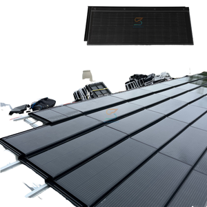 Tuiles solaires photovoltaïques à double vitrage SANGOBUILD TOPCON 2026, plates, 90W, haute qualité, <span class=keywords><strong>panneaux</strong></span> BIPV, solutions de construction - Product Image 1