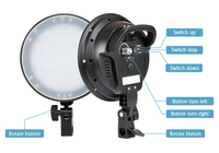 E-reise Photographie Lampe LED Softbox Kit D'éclairage Deux Couleurs Soft Box Continu Stepless Gradation Système D'éclairage Pour Studio Photo
