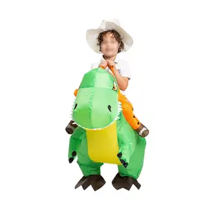 Inflatable disfraces डे dinosaurios कॉस्टयूम हेलोवीन त्योहार डायनासोर वेशभूषा झटका अप वयस्क बच्चों cosplay खिलौना आउटडोर