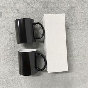 11Oz 330Ml Ceramic Heat-Sensitive Diy Blanks Sublimation Coated Color Changing Coffee <b>Mug</b> Cups for Xmas Birthday - Product Image 2