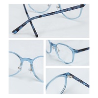 2025 nouveau à la mode nouveau Anti lumière bleue bloquant les femmes lunettes cadre italie Design Vintage acétate optique lunettes cadres
