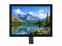 Module d'éclairage LED latéral IPS de 15 pouces avec résolution 1024x768, luminosité de 350 nits, interface pour écran tactile HMI LCD