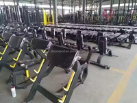 Équipement de gymnastique robuste banc de musculation haltère tabouret assis prédicateur Curl auxiliaire haltère plaque cintre pour entraînement poitrine/bras
