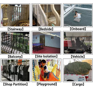 Venta al por mayor DIY Loft Net Bed Hamaca para niños y adultos Pisos suspendidos interiores y exteriores Servicio de corte personalizado - Product Image 6