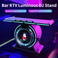 Haute qualité personnalisable en acier inoxydable DJ stand Stand Table 3D écran LED barre lumineuse pour Disco Pub affichage numérique affiche
