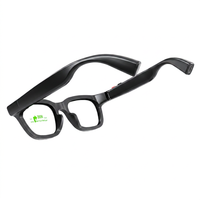 Lunettes Intelligentes avec Écouteurs Intégrés, Double Caméra, Traduction en Temps Réel, Contrôle Tactile/Vocal/Gestuel pour Appels Audio, Photo IA