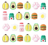 Adorable protecteur et organisateur de câble USB en forme de fruits de dessin animé avec housse de protection pour cordon de données (Modèle WH-0122-22)