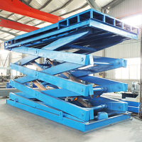 Plateforme élévatrice électrique hydraulique à ciseaux fixe CHANGDING CFY-3T en acier au manganèse haute résistance, 3-5m/min pour chargement/déchargement