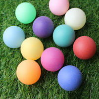 Balle de tennis de table en plastique celluloïd blanc orange 40 mm, emballage en vrac sans couture