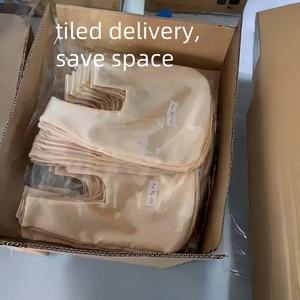 Sacchetti regalo personalizzati con Logo promozionale borsa con Logo borsa personalizzata con fiore tulipano borsa regalo in raso borsa altri strumenti per il trucco - Product Image 6