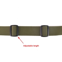 Accessoires de chasse tir élingue réglable à deux points avec ceinture de réglage de longueur