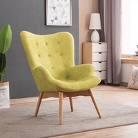 Fauteuil de loisirs en velours pour la maison, canapé simple de salon, bon marché, modèle classique, livraison gratuite