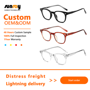 <span class=keywords><strong>Gafas</strong></span> Ópticas Geométricas Cuadradas Anti-Luz Azul TR90 de Alta Calidad, <span class=keywords><strong>Gafas</strong></span> Retro Clásicas a la Moda, Transparentes, con Logotipo Personalizado - Product Image 2