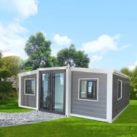 Maison conteneur modulaire extensible en acier galvanisé, résistante aux intempéries, pour abri d'urgence, secours en cas de catastrophe et utilisation sur chantier