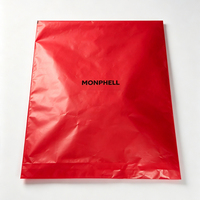 Sacs d'expédition pour vêtements biodégradables de luxe personnalisés, sacs en papier ciré écologiques, sacs en papier glassine recyclables, fermeture autocollante