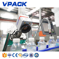 Machine de codage laser CO2 PM-1 V Pack personnalisée pour ligne de production, système de codage professionnel pour bouteilles PET, verre et plastique