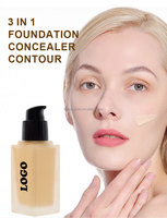 Fond de teint liquide mat végétalien longue durée 24 heures de marque privée écran solaire de haute qualité imperméable à l'eau couverture complète pour peau foncée