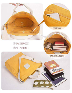 Fashion Woman Handbag,<b>Canvas</b> <b>Tote</b> Handbag,Casual Shoulder Work Bag Crossbody <b>Canvas</b> Handbag - Product Image 2