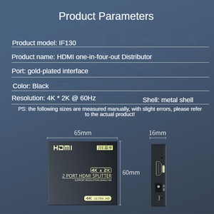 Bán Hot <span class=keywords><strong>HDMI</strong></span> 1X4 <span class=keywords><strong>Splitter</strong></span> Nhà Máy Trực Tiếp HD Nhà Phân Phối 1 Trong 4 out Video Tần Số Divider 4 Cổng <span class=keywords><strong>HDMI</strong></span> <span class=keywords><strong>Splitter</strong></span> - Product Image 6