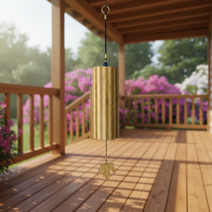 Carillons éoliens en bambou de style Ko_shi YMBY, 4 éléments chakra eau terre feu air pour la guérison sonore et la méditation - Product Image 4