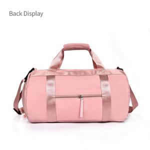 Bolsas de Deporte Personalizadas con Logotipo, Bolsas de Viaje Impermeables para Mujer, de Gran Capacidad, Color Rosa - Product Image 4