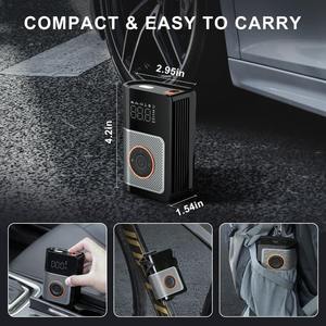 साइकिल की टायर इंफ्लेट रिचार्जेबल मिनी पोर्टेबल <span class=keywords><strong>2026</strong></span> नई बुद्धिमान डिजिटल डिस्प्ले 7.4v कार टायर के लिए एयर पंप - Product Image 3