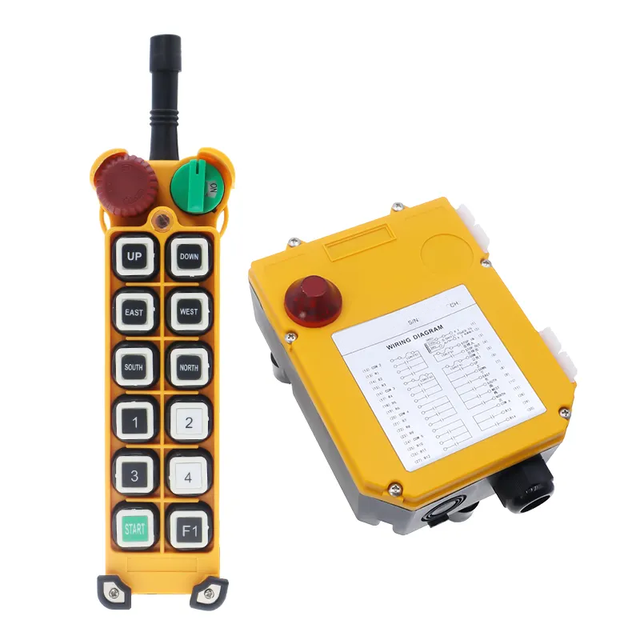 F24-12S INTER-SPAN 315MHz Customized Remote Control for Industrial Use with 12 Buttons and 1 Year Warranty